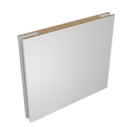 Доборный элемент 100 телескопический Эмаль ПП 10х100х2070 белый